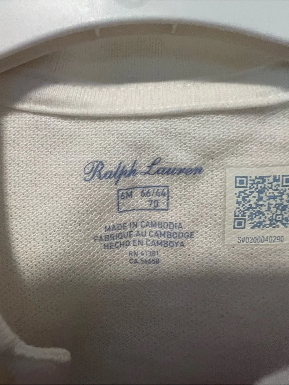 Ralph Lauren White Polo with Black Pony Logo - Kids